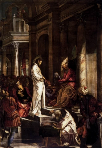 Kristus prieš Pilotą. Tintoretto, 1566-67.