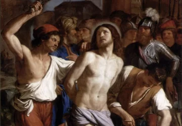 Kristaus nuplakimas. Guercino, 1641-44.