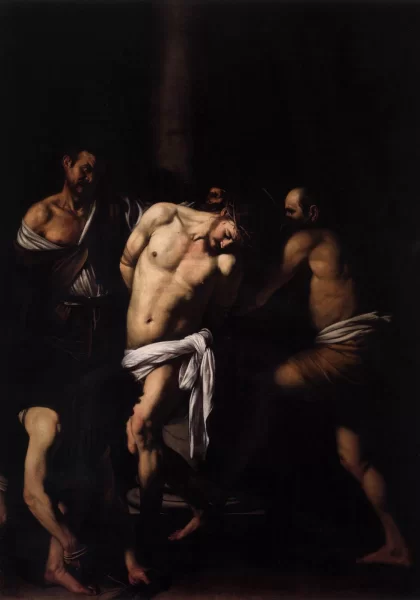 Nuplakimas. Caravaggio, apie 1607.