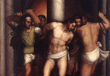 Kristaus nuplakimas. Marcello Venusti, 1560.
