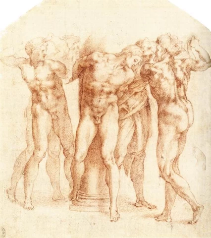 Kristaus nuplakimas. Giulio Clovio, 1540.