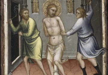 Scenos iš Kristaus gyvenimo. Nuplakimas. Mariotto di Nardo, apie 1395.
