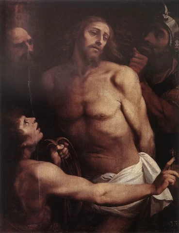 Kristaus išjuokimas. Giuseppe Cesari, apie 1598.