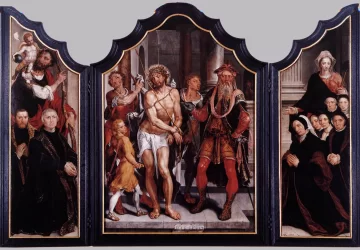 Ecce Homo triptikas. Maerten van Heemskerck, 1559-60.
