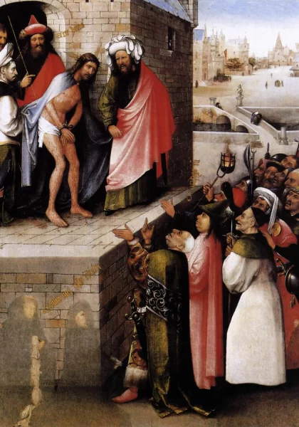 Ecce Homo. Hieronymus Bosch, 1475-80. Ecce Homo. Hieronymus Bosch, 1475-80.