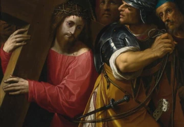 Kristus neša kryžių. Jacopo Ligozzi, 1604.