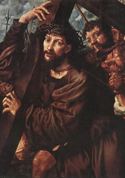 Kristus neša kryžių. Jan Sanders van Hemessen, 1553.