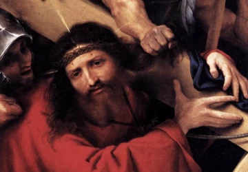 Kristus neša kryžių. Lorenzo Lotto, 1526.