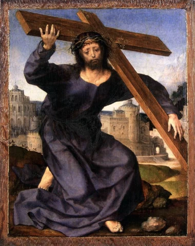 Kristus neša kryžių. Jan Gossart, 1520-25.