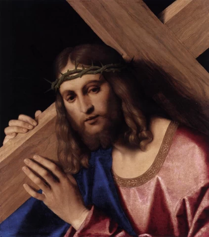 Kristus neša kryžių. Vincenzo Catena, 1520.