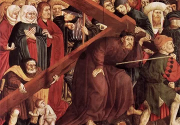 Kristus neša kryžių. Hans Multscher, 1437.