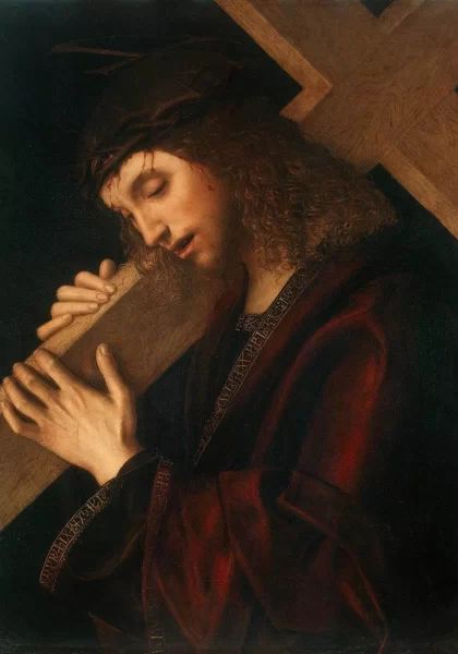 Kristus neša kryžių. Gian Francesco Maineri. Kristus neša kryžių. Gian Francesco Maineri.