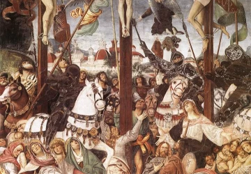 Nukryžiavimas. Gaudenzio Ferrari, 1513.