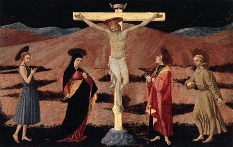 Nukryžiavimas. Paolo Uccello, 1460-65.