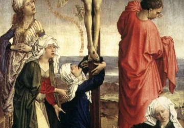 Nukryžiavimas. Rogier van der Weyden, 1440.