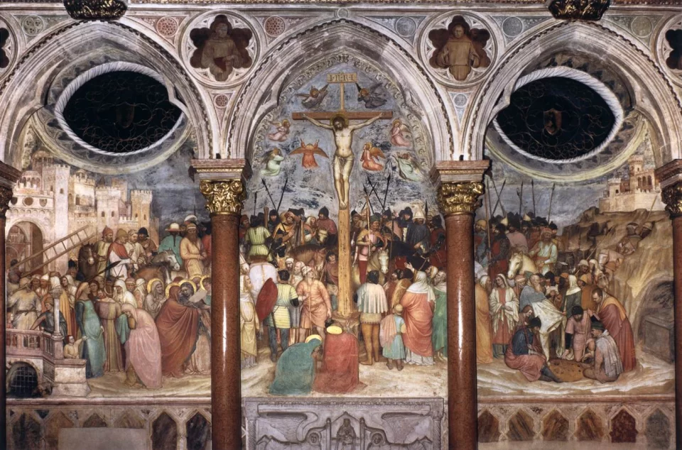 Nukryžiavimas. Altichiero da Zevio, 1376-79.