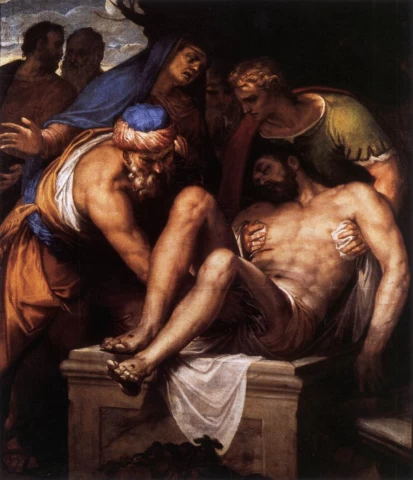 Kristaus nuėmimas nuo kryžiaus. Paolo Veronese, 1548-49.