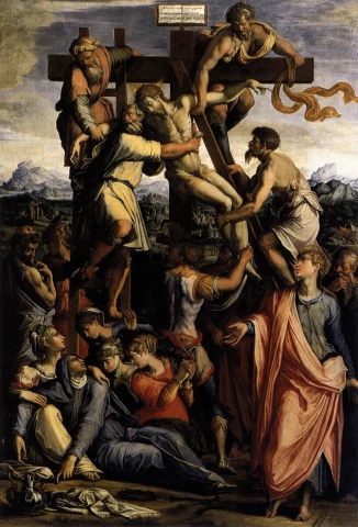 Nuėmimas nuo kryžiaus. Giorgio Vasari, apie 1540.