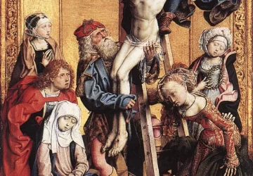 Nuėmimas nuo kryžiaus. Šv. Baltramiejaus altoriaus meistras, 1500-05.