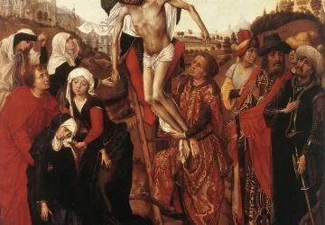 Nuėmimas nuo kryžiaus. Nežinomas flamandų meistras, apie 1460.