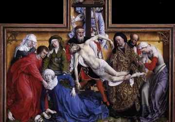 Nuėmimas nuo kryžiaus. Rogier van der Weyden, apie 1435.