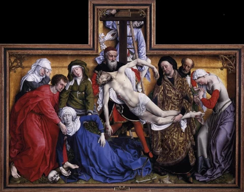 Nuėmimas nuo kryžiaus. Rogier van der Weyden, apie 1435.