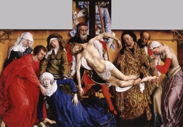 Nuėmimas nuo kryžiaus. Rogier van der Weyden, apie 1435.