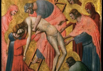 Nuėmimas nuo kryžiaus. Pietro da Rimini, 1325-30.