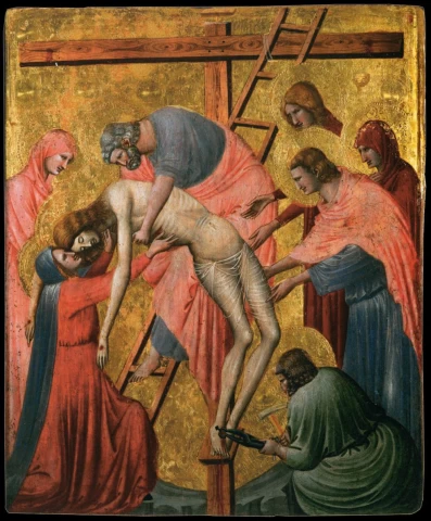 Nuėmimas nuo kryžiaus. Pietro da Rimini, 1325-30.