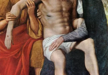 Nuėmimas nuo kryžiaus su ašaromis. Giovanni Francesco Caroto.