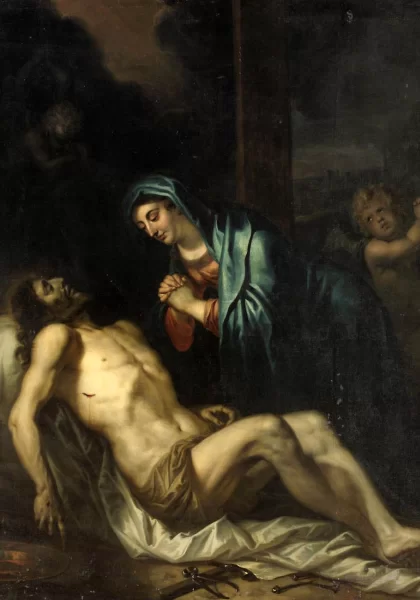 Mirusio Kristaus apraudojimas. Van Ieperen Jan Thomas, 1661.
