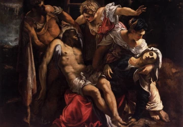 Mirusio Kristaus apraudojimas. Tintoretto, apie 1560.