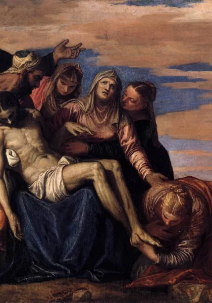 Mirusio Kristaus apraudojimas. Paolo Veronese, apie 1547.