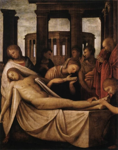 Kristaus apraudojimas. Bramantino, 1520-25.