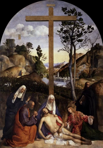 Mirusio Kristaus apraudojimas. Giovanni Bellini, 1515-20.