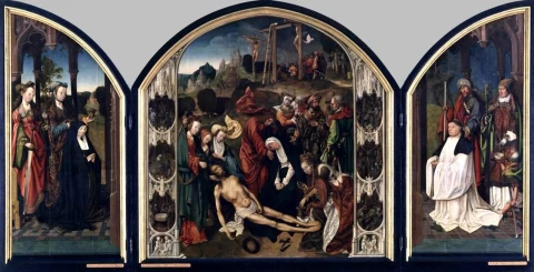 Apraudojimo altoriaus dalis. Cornelis Engebrechtsz, 1510.