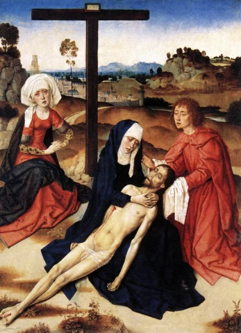 Kristaus apraudojimas. Dieric Bouts vyresnysis, apie 1460.