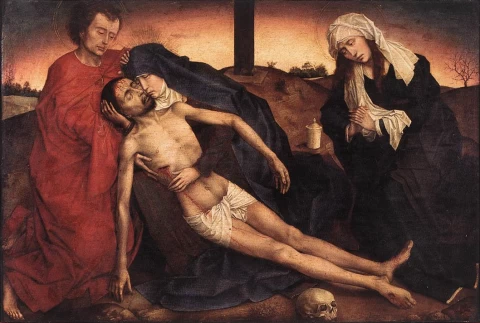 Apraudojimas. Rogier van der Weyden, apie 1441.