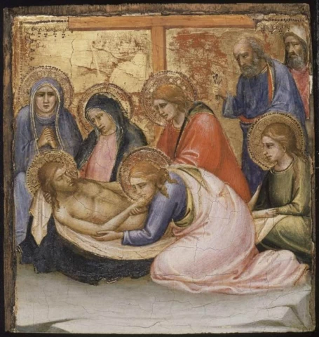 Scenos iš Kristaus gyvenimo. Apraudojimas.. Mariotto di Nardo, apie 1395.