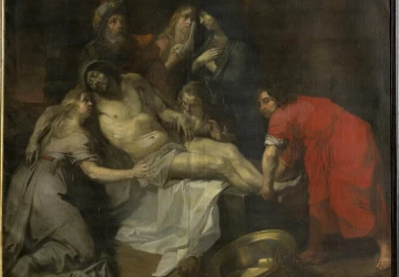 Kristaus laidojimas. Jan van den Hoecke, apie 1625.