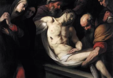 Kristaus laidojimas. Daniele Crespi, 1620.