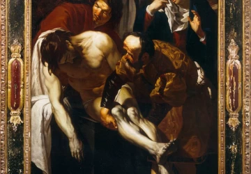 Kristaus laidojimas. Dirck van Baburen, 1617-19.