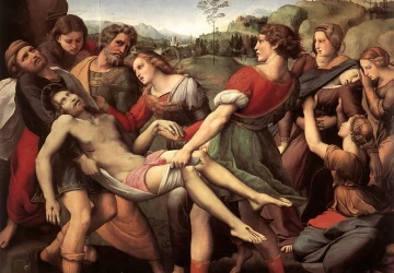Kristaus laidojimas. Sanzio Raffaello, 1507.