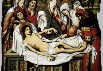 Kristaus laidojimas. Pedro Sanchez, 1490.