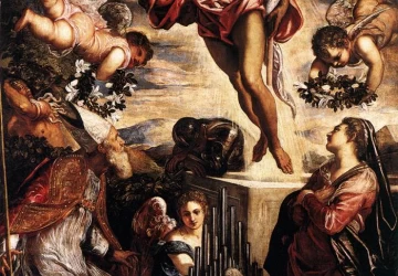 Kristaus prisikėlimas. Tintoretto, 1565.