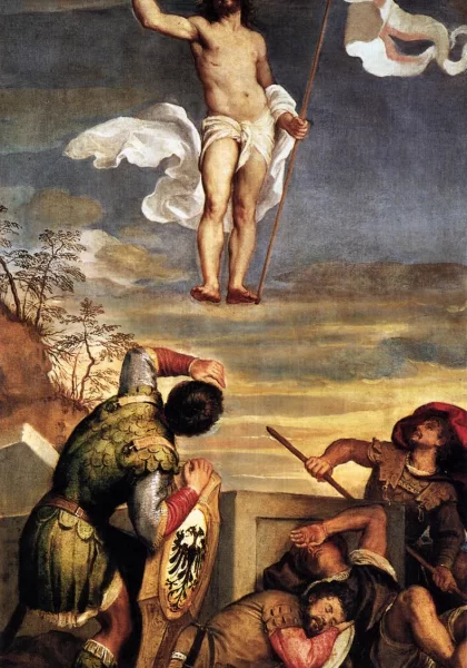 Prisikėlimas. Vecellio Tiziano, 1542-44.
