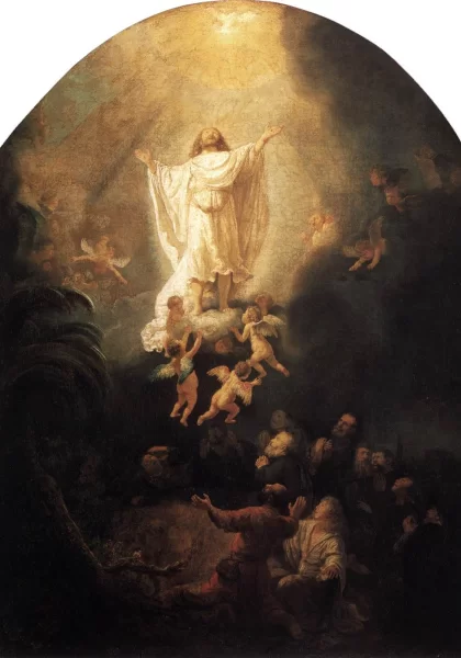 Kristaus žengimas į dangų. Rembrandt Harmenszoon van Rijn, 1636.