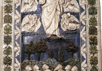 Žengimas į dangų. Andrea della Robbia, apie 1490.