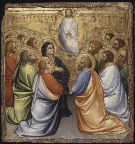 Scenos iš Kristaus gyvenimo. Žengimas į dangų.. Mariotto di Nardo, apie 1395.