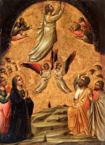 Kristaus žengimas į dangų. D'Arpo Guariento, apie 1344.